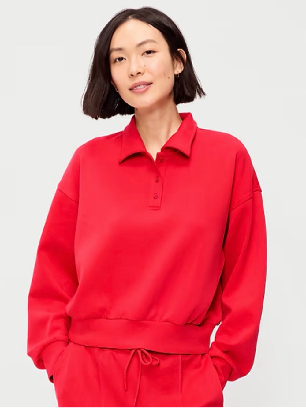 Old Navy Dynamic Fleece Pique Polo
